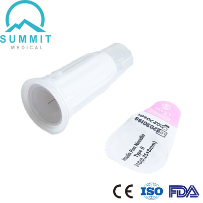 Sécurité diabétique ultra-mince Pen Needle pour les injections confortables, 31G 8mm, 100 PCs
