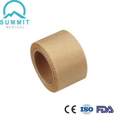 2.5cmX5m Tan Silk Surgical Adhesive Plaster avec la bobine en plastique