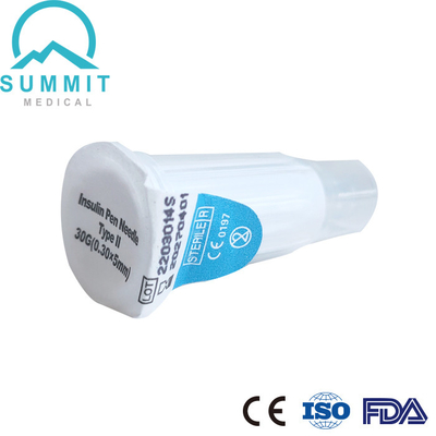 FDA 510K a approuvé l'insuline protectrice Pen Needles 30G 5mm de sécurité de fin simple