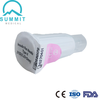 Insuline escamotable Pen Needle 31G 5mm de sécurité avec fermer à clef le système pour Max Protection