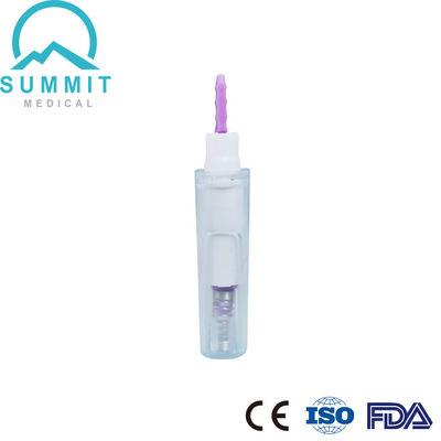 Aiguille à lancet de sécurité stérile jetable 28G avec une profondeur de pénétration de 1,8 mm
