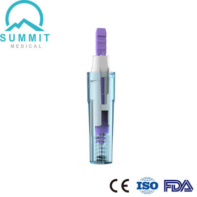 Aiguille à lancet de sécurité stérile jetable 28G avec une profondeur de pénétration de 1,8 mm