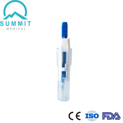 Lancet de sang de sécurité 30G de 1,5 mm avec aiguille de lancet rétractable automatique