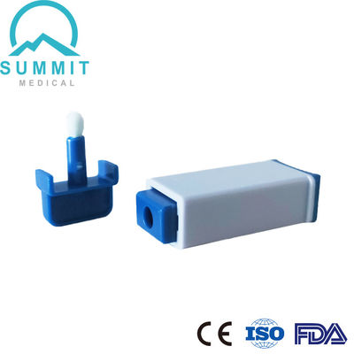 Lancet 21G 1,8 mm bleu clair pour les tests de groupe sanguin