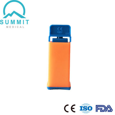 Dispositif de lancement automatique à usage unique Sécurité Lancet sanguin 21G 2,2 mm Orange