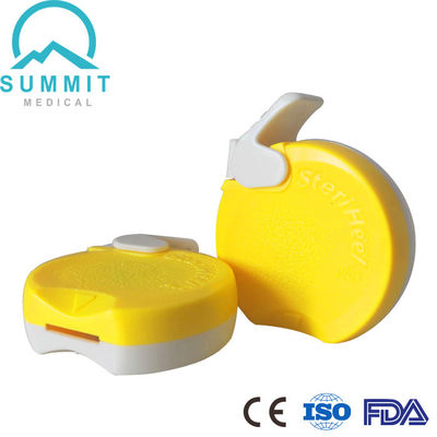SteriHeel Plus Heel Lancet pour nouveau-né 1,0 mm*2,5 mm, jaune, 50 pièces par boîte