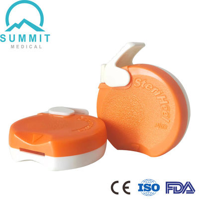 Lancet pour les nourrissons pour l'incision du talon sur les prématurés, lame 1,75 mm Profondeur 0,85 mm, orange