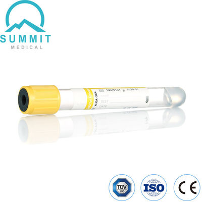 Gel jaune et tube activateur de caillot pour le prélèvement sanguin 4 ml