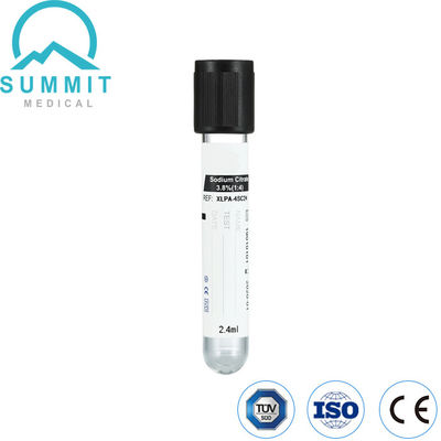 Tuyau ESR à plafond noir avec additif de 3,8% de cirtrate de sodium (0,129 mol/l)
