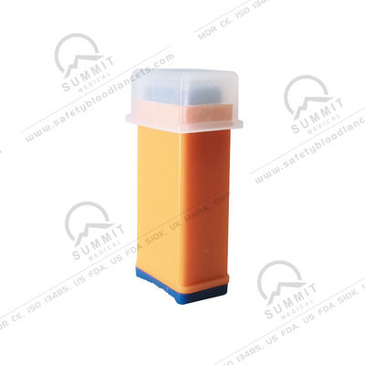 Aiguille de lancet de sécurité ultra-affûtée 21G avec profondeur de perforation 2,2 mm