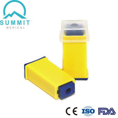 Bistouri stérile de sécurité avec une opération de main, 26G 1.8mm, jaune, 100 morceaux