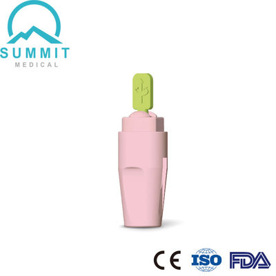 Lancette de micro-sécurité rétractable 21G/23G 2,2 mm pour le prélèvement de sang capillaire