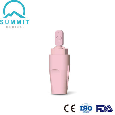 Lancet sanguin de sécurité clinique avec aiguille rétractable automatique 28G/1,8 mm 30G/1,5 mm