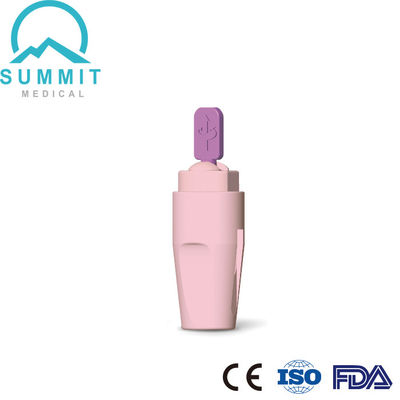 Lancet sanguin de sécurité clinique avec aiguille rétractable automatique 28G/1,8 mm 30G/1,5 mm