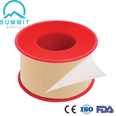 Micropore Tan Surgical Tape Plastic Spool du tissu de coton 50mm