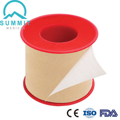 Micropore Tan Surgical Tape Plastic Spool du tissu de coton 50mm