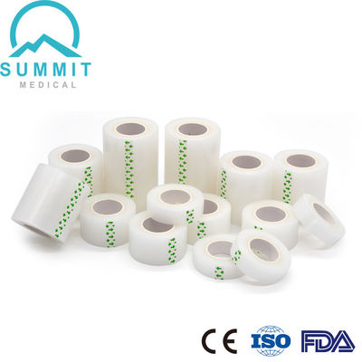 ruban adhésif hypoallergénique de 50mmX9.14m, bande claire flexible transparente de premiers secours