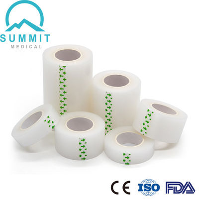 ruban adhésif hypoallergénique de 50mmX9.14m, bande claire flexible transparente de premiers secours