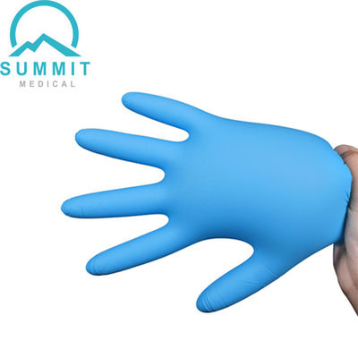 gants jetables de l'examen 4g, gants de nitriles d'examen médical de 0.1mm