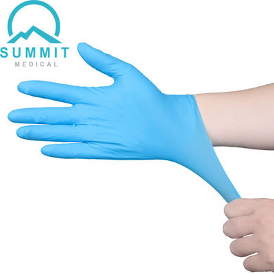 gants jetables de l'examen 4g, gants de nitriles d'examen médical de 0.1mm