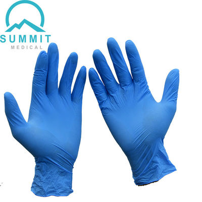 Bleu 3,5 MIL Disposable Examination Gloves, gants médicaux libres d'examen de nitriles de latex