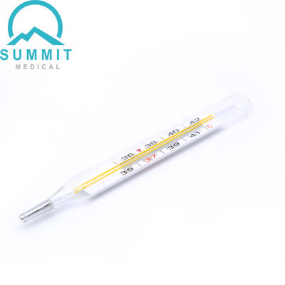 Thermomètres en verre Mercury Thermometers Medium Size clinique d'aisselle orale d'hôpital