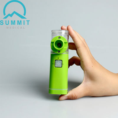 Utilisation à la maison Mesh Nebulizers portatif, inhalateur ultrasonique vert d'asthme de nébuliseur