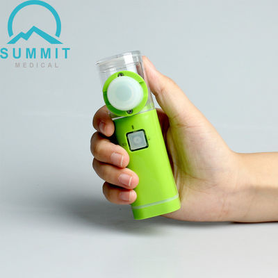 Utilisation à la maison Mesh Nebulizers portatif, inhalateur ultrasonique vert d'asthme de nébuliseur