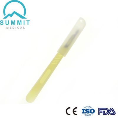 Lame chirurgicale de scalpel de poignée en plastique pour Dermaplanning