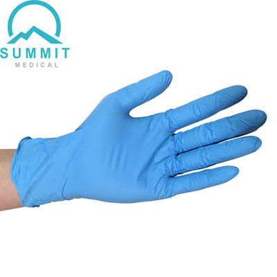 ASTM D6319 a donné à 4 une consistance rugueuse Mil Nitrile Disposable Examination Gloves