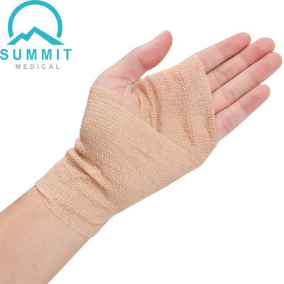 4 pouces X 5 yards auto-adhésif non-tissé de Tan Elastic Cohesive Bandage