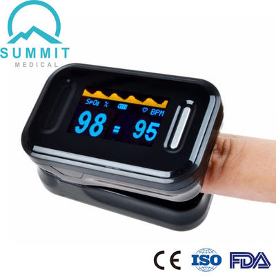 Moniteur portatif de saturation de l'oxygène d'oxymètre d'impulsion de bout du doigt d'OLED Oximetry