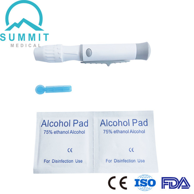 Profondeur de pénétration médicale de Pen Lancing Device With 6 de bistouri pour l'usage diabétique