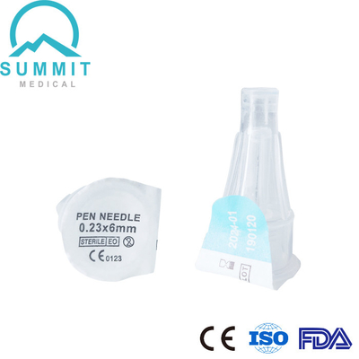 Insuline micro Pen Needles 32G 6mm (1/4") pour les injections domestiques d'insuline