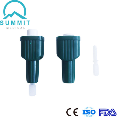 Le bistouri supérieur de sécurité incendie pour les diagnostics in vitro, 21G 1.8mm, bouton poussoir a activé
