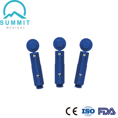 Acier inoxydable de 28 de mesure de torsion ABS bleus de bistouri