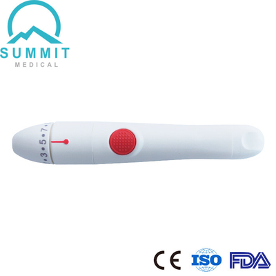 Bistouri automatique réglable de 10 profondeurs Pen Finger Pricking Lancing Device