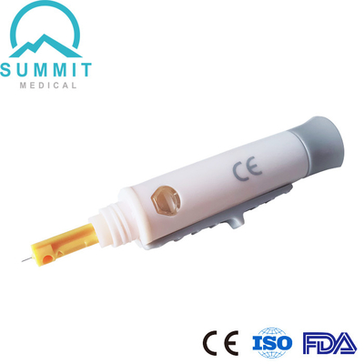 Mini Universal Pen Blood Lancet avec 10 profondeurs réglables