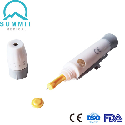 Mini Universal Pen Blood Lancet avec 10 profondeurs réglables