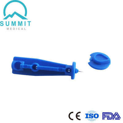 Bleu jetable médical du dessus 28G de torsion de bistouri