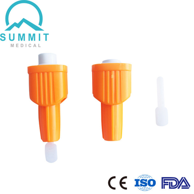Bistouris stériles de sécurité avec la mesure supérieure de l'activation 28 de bouton poussoir, profondeur de 1.8mm
